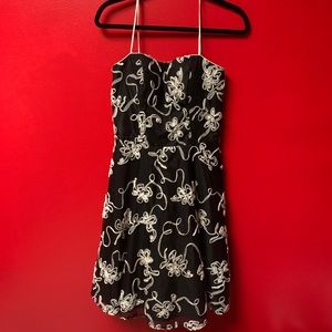 Vintage Masquerade dress with tulle, flowers